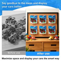 Model Car Protector Cases Clamshell Display Covers for HWMT 1:64 Single Pack