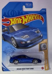 2021 Hot Wheels Nissan 300ZX Twin Turbo Blue Carded HW Turbo 1 of 5