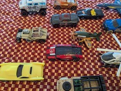 Lot of 16 Die Cast Various Model Cars, Trucks, SUV, Helicopter, New Kellogg +++
