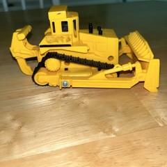 Construction Vehicles Lot Of 5 Plastic Cat Trucks Yellow, Dump Truck Sh60