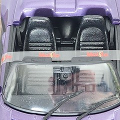 Maisto 1989 Purple Porsche 911 Speedster 1:18 Die Cast With Stand New Open Box