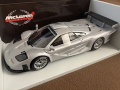 1/18 UT Mclaren F1 GTR Long Tail Le Mans Silver New