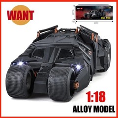 1:18 Batmobile Diecast Model Car Sound Light Dark Knight Collectible FREE SHIP*