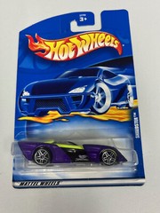 2001 Hot Wheels Mainline/Collector #212 SHREDSTER Day-Glow Lime-Purple A89