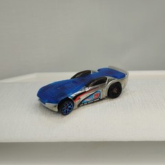 Hot Wheels Solar Reflex 07 Futuristic Cars Blue And Silver Diecast 1/64 Toy Car