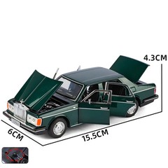 1:32 Vintage 1994 Rolls Royce Silver Spur Diecast-A Collectible Light Sound Toy