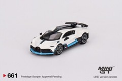 Mini GT 1:64 Bugatti Divo White Diecast Model Car MGT00661