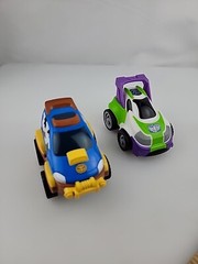 Disney Pixar Push And Go Friction Cars Buzz Light Year And Woody Toys Kids