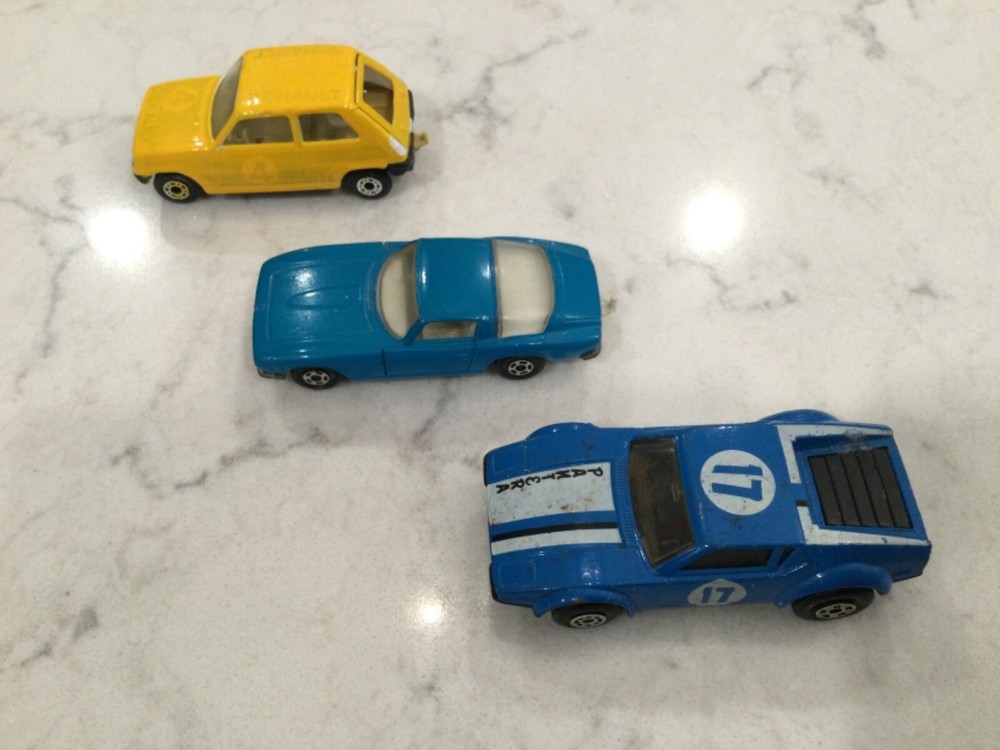 (Lot of 3) Matchbox Superfast 1:64 150 Grifo, Tomaso Pantera, Renault STL