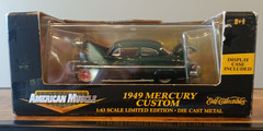 1949 Mercury Custom Black American Muscle 1:43 Scale Die Cast Limited Edition.