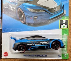 HOT WHEELS Nissan Leaf NISMO RC 02 Kroger Exc Black, Gray, Blue, Red-Lot Of 4
