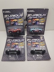 Lot Of 4 New Highway 68 Auto Club 1:64 Pull Back Action Racers Friction Power