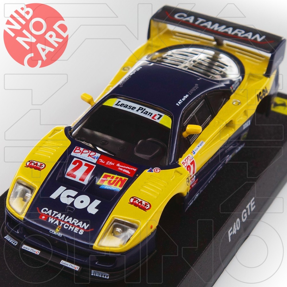 Ferrari F40 GTE Suzuka no27 Racing Minicar Collection 2 KYOSHO 1:64 nib no card