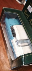 NIP Chevrolet Superior Bel Air 1955 Heavy Gauge Diecast Model Car Pull Back NOS