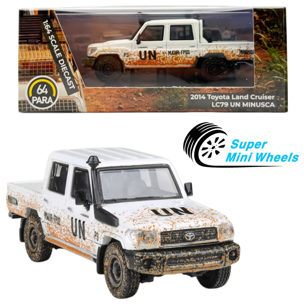 PARA64 2014 Toyota Land Cruiser 79 UN MINUSCA Dusty LHD 1:64