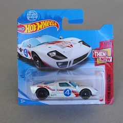 2021 Hot Wheels THEN AND NOW 78/250 – Ford GT-40 (1/10) Short Card/White