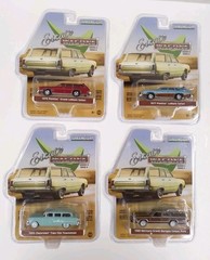 Greenlight 1:64 Estate Wagons Lot of 4 Series 4 Cars