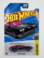 Hot Wheels – HW Art Cars 5/10 DMC DeLorean #36/250 (Black)