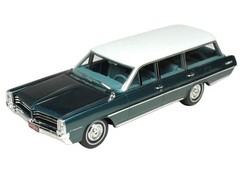 1964 PONTIAC SAFARI GULFSTREAM AQUA 1/43 MODEL BY GOLDVARG COLLECTION GC-093 A