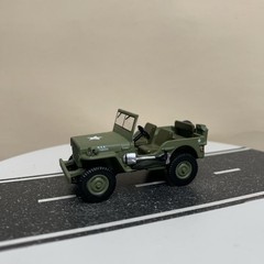 Greenlight Hollywood MASH 1942 Willys MB Jeep WWII Olive Drab Green 1:64 NM