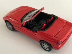 BMW Z1 Roadster Top Red with Dark Gray 1:43 scale model # 82 22 9 417 444