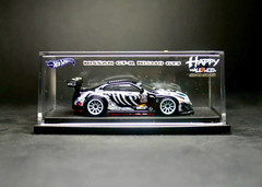 NEW Hot Wheels GT-R R35 Nismo CUSTOM Skull Rexy Black White Rubber Car Display