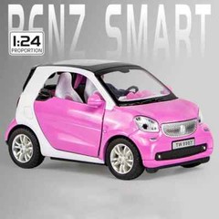 1:24 Car Smart Fortwo Alloy Metal Diecast Vehicle Toy Car Model Metal Car Toys