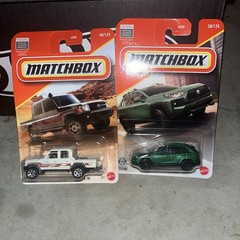 Matchbox Lot Of 2 Toyota 23 RAV4, Toyota Land Cruiser