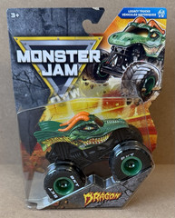 Spin Master 2023 Monster Jam Dragon Series 46 1:64 Diecast Green Black Orange