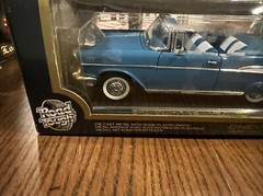 1/18 Scale 1957 Chevrolet Bel Air Rough Tough 92108 blue & white in box!!!!!!