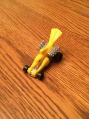 Mattel Hot Wheels 1994 Loose Yelllow Bird Rat Rod