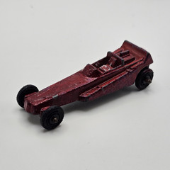 TootsieToy Wedge Dragster Red Diecast Toy Car Metallic Red Dragster Marked