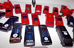 POLICE AND FIRE RELATED CARS TRUCKS & MORE UNBRANDED Made in China METAL PLASTIC