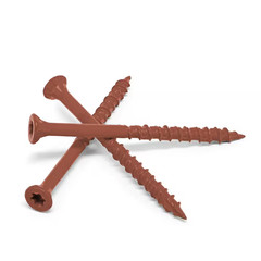2-Pack #9 X 2-1/2 In. Red Star Drive Flat-Head Wood Deck Screw (10 Lb / 870-Piec