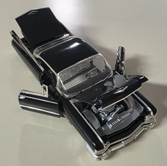 1959 Cadillac Deville Black 1:24 Die Cast Jada Model Car No Box
