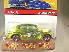 2006 Hot Wheels Classics Series 3 13/30 FAT FENDERED ’40 Antifreeze w/RL 5 Spoke