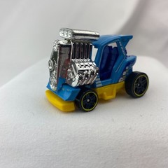2014 Tee’d Off 2 Blue And Yellow – Loose Mattel Hot Wheels Diecast 1:64
