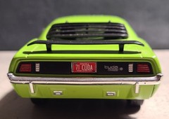 Testors Diecast 1971 Plymouth Hemi ‘Cuda 1:24 scale assembled model.