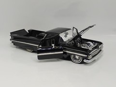 Jada Toys Street Low 1:24 Scale Black 1959 Chevy El Camino Lowrider