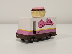 Candylab Toys Cupcake Van Food Truck 3″ Sweets Dessert Car Wooden Wood 2020