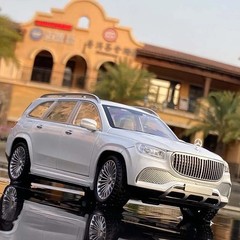 1:24 Benz Maybach GLS GLS600 SUV Diecast Alloy Car Model Simulation Sound Light