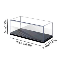 US Acrylic Dustproof Display Case Storage Box For 1:43 Scale Diecast Model Cars