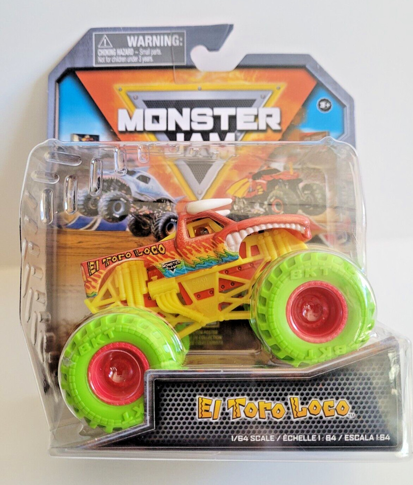 Spin Master 2024 Monster Jam Street Treats Series 38 El Toro Loco 1:64th