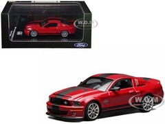 2007 SHELBY GT500 SUPER SNAKE TORCH RED 1/64 BY MOTORHELIX/GREENLIGHT 1251006B