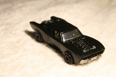 2022 Hot Wheels DC Comics CUSTOM FLAT BLACK THE BATMAN Design Batmobile Loose