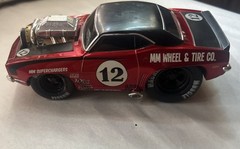 Maisto Muscle Machines – 1969 Chevrolet Camaro RS Red #12 – 1:24 Diecast