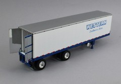 DCP 1:64 *WESTERN DISTRIBUTING* 40′ Spread-Axle Vintage Reefer Van Trailer *NEW*