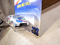 1991 Hot Wheels Blue/White Card #233 TOYOTA MR2 RALLY White w/Lace SP Wheels
