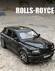 1:32 Rolls Royce Cullinan SUV Alloy Diecast Car Model w/ Sound & Light