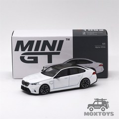 MINI GT 1:64 M5 Alpine White/Blister Diecast Model Car